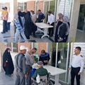 پذیرایی از مراجعین و کارکنان در نخستین روز ماه محر